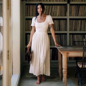 Christy Dawn Scarlet Dress in Eggshell